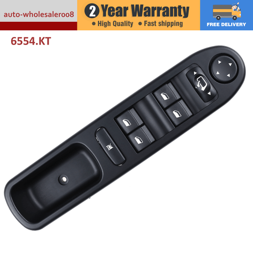 Master Power Window Switch For Peugeot 307 2000-2014 Hatchback CC Wagon 6554.KT - Picture 5 of 8