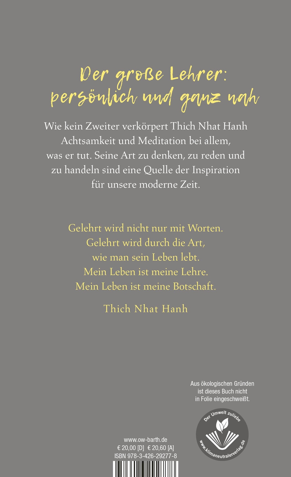Thumbnail - Mein Leben Ist Meine Lehre Thich Nhat Hanh