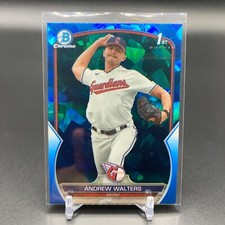 2023 Bowman Draft - Chrome #BDC-184 Andrew Walters Sapphire 1st TTC1826