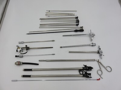 LOT of 26 Endoscopic EENT Surgical Medical Veterinary Instruments