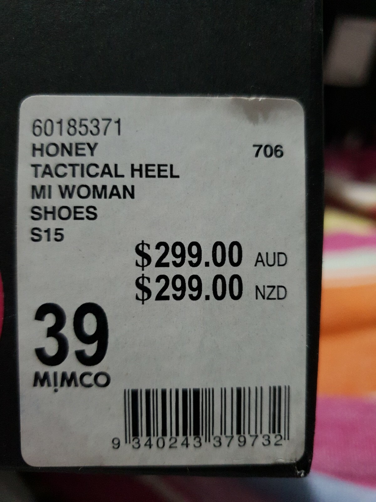 MIMCO BROWN LEATHER "HONEY TACTICAL HEEL "Sandals New Size 39 RRP 299.