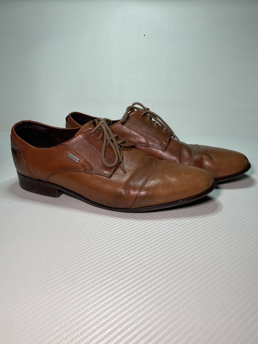Velez Men Leather Dress Shoe Brown, Size USA 10.5 EUROPE 42  display picture 3