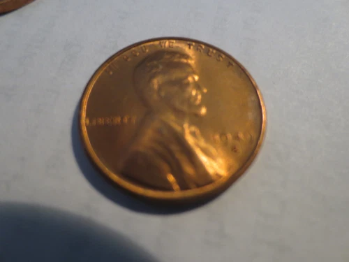1949-S Lincoln Wheat Cent - RED AU Beautiful - Free Shipping