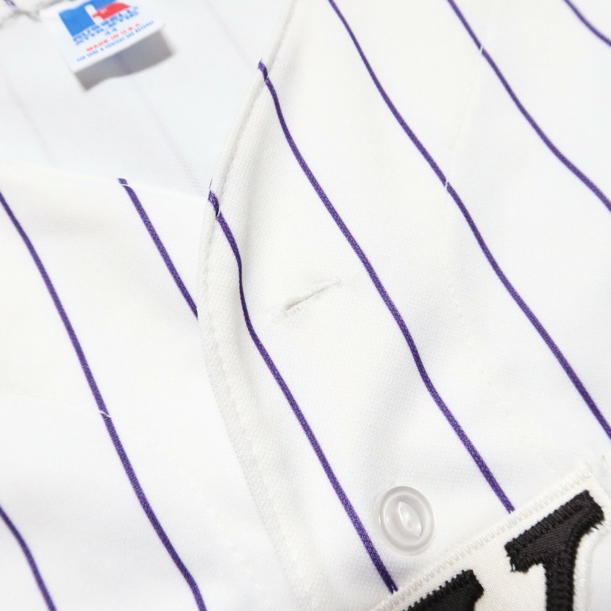 Vintage 90s Colorado Rockies Baseball Jersey Authentic Sewn Pro Cut