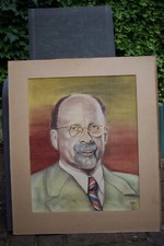 Walter Ulbricht Zeichnung-SIGNIERT- ( Bleistift/Radierung)