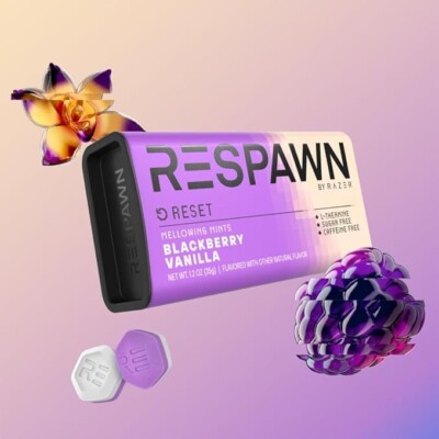 RESPAWN by Razer RESET​ Blackberry Vanilla Mints, 1 oz, Razer
