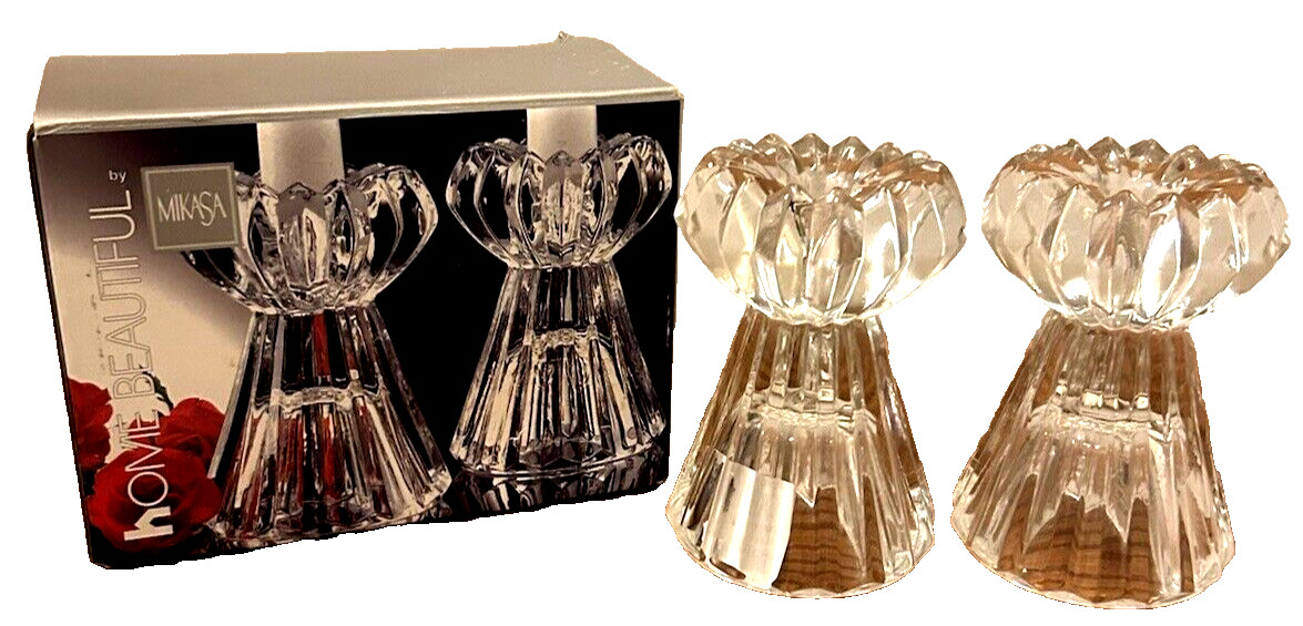 S 4 Inch Tall  Symmetry Candle Set New
