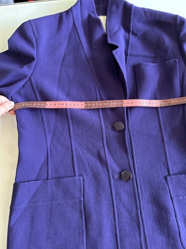 Vintage 1990s Ladies Two Piece Suit in Purple Size 14 (44) By Mila Schon - Picture 12 of 12