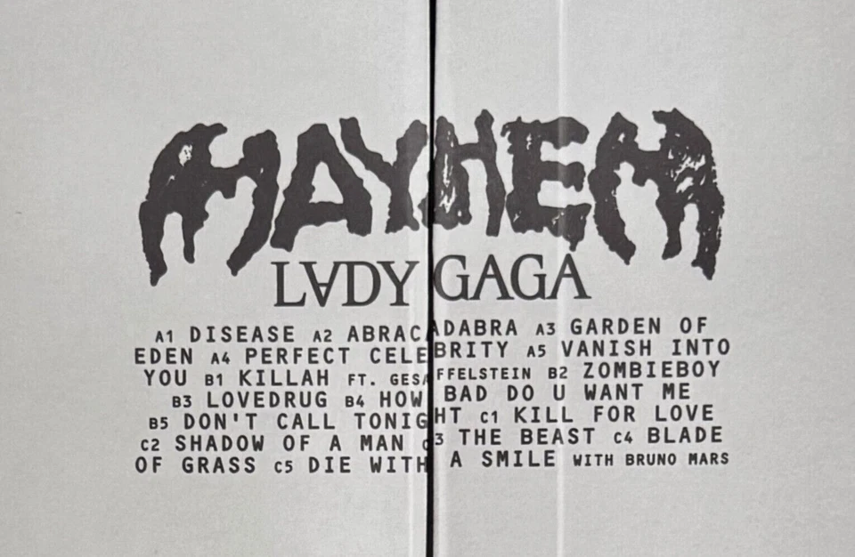 LADY GAGA * MAYHEM * HMV EXCLUSIVE LIMITED ALTERNATE ART 2x YELLOW VINYL * BN&M! - Image 4 of 4