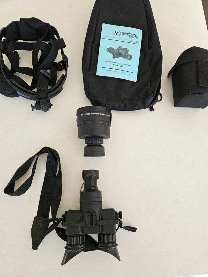 Newcon Optik NV66-G2 Gen2+ Night Vision Goggles Binoculars - Imagem 3 de 4