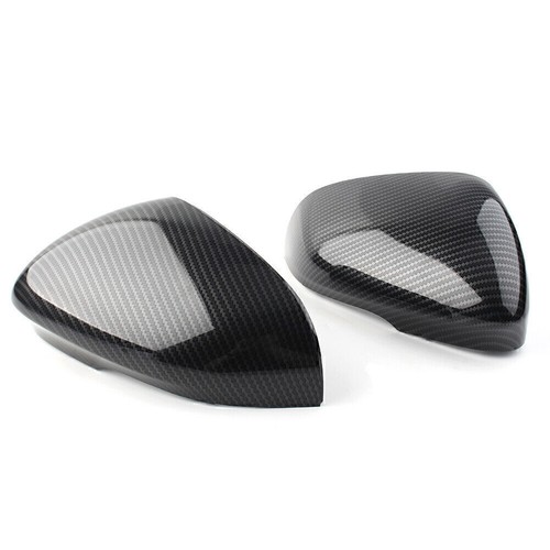 Calotte specchietto retrovisore esterno auto fibra di carbonio per Jaguar XF XFR XFR-S XJ - Foto 3 di 7