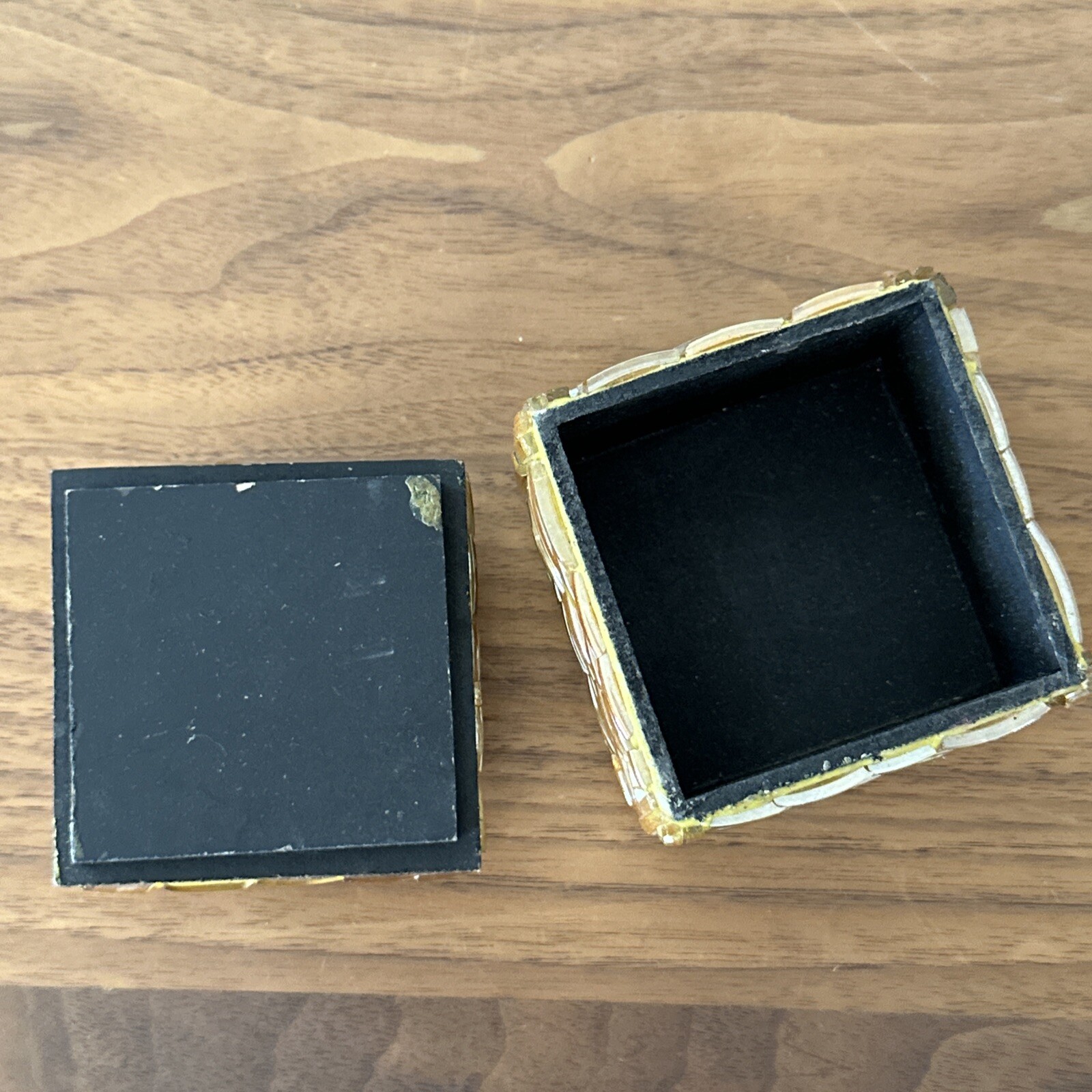 Glass Mosaic Jeweled Rhinestone Trinket Box Jewelry Keepsake The Bombay Company eBay