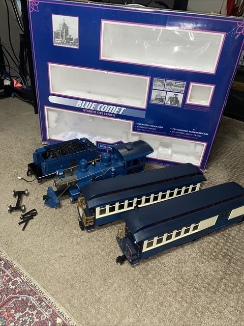 bachmann blue comet train set