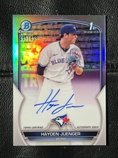HAYDEN JUENGER 2023 Bowman Chrome Refractor Auto 445/499 1st