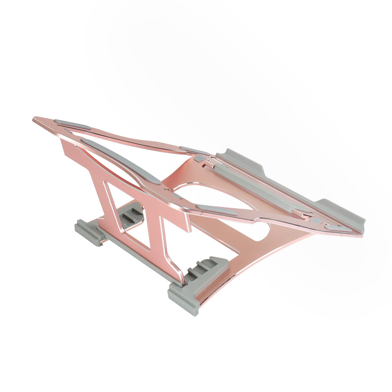 Adjustable Aluminum Laptop Stand with 3 Folding Modes for Ergonomics & Portability