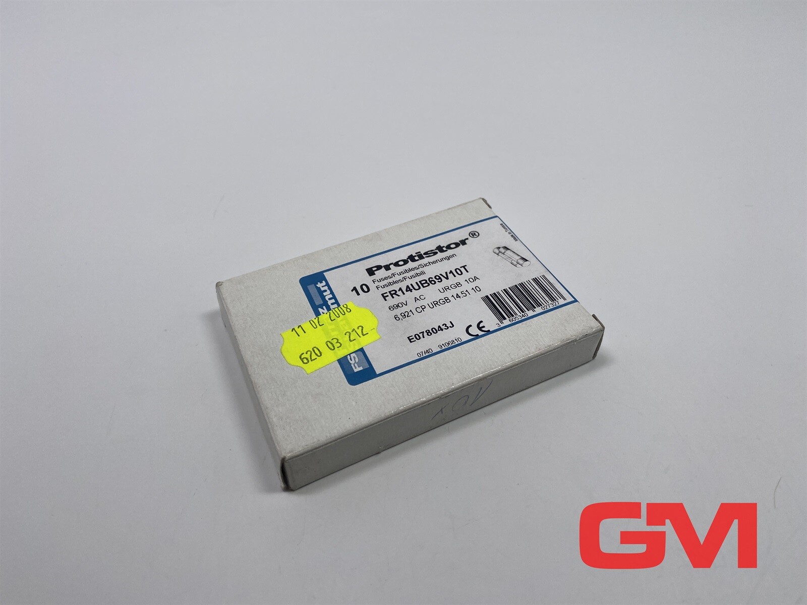 Ve 10x Ferraz Shawmut Fuse Fr14Ub69V10T 690Vac Urgb 10A Protistor