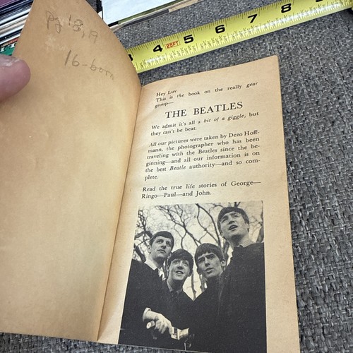 The BEATLE BOOK, 1964 Lancer Paperback w Foldout Photos Vintage Paul McCartney - Picture 6 of 7