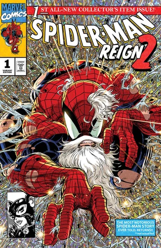 SPIDER-MAN: REIGN 2 #1 KAARE ANDREWS SDCC 2024 EXCLUSIVE WHITE BEARD VARIANT (07