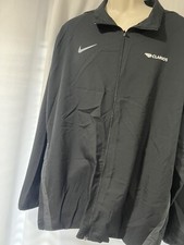 Nike DRI-FIT black full zip basic jacket size XXL