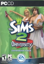 The Sims 2 - University Add-On Expansion Pack - Windows PC CD-ROM Computer Game 