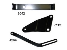CHEVY IMPALA 348 409 59-62 GENERATOR 3 PICE BRACKET BRACE SET W/O POW/STEERING