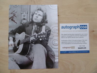 Van Morrison Original Autogramm signed 16,5x21,5 cm Bild ACOA