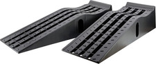 50515 6.25" Lift Car Ramps, 2-Pack   13,000Lb GVW, Deep Grooved Surface for Stab