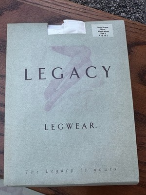 Legacy Legwear Body Shaper Tights Winter White Size B Control Top Pantyhose A7