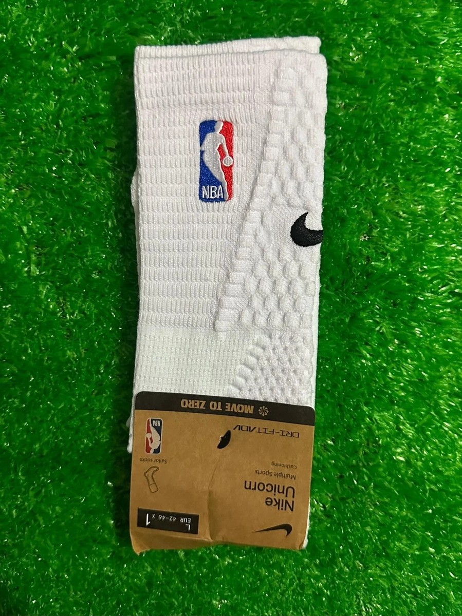 Nike NBA Unicorn Cushioned Socks Elite DRI-FIT Socks -Size L Full