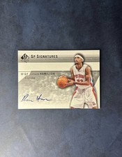 2004 UD SP Authentics Richard Hamiltion SP Signatures Auto #RH-A Detroit Pistons