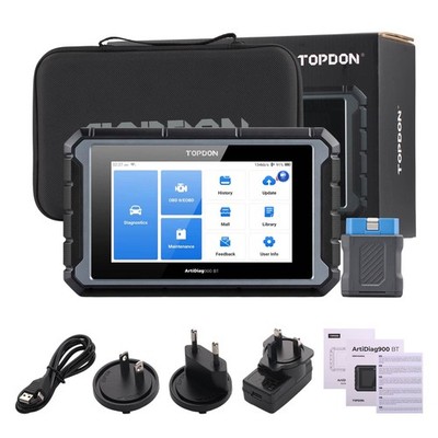 TOPDON ArtiDiag 900 BT AD900BT Bidirectional Scanner Diagnostic Tool E.CU Coding