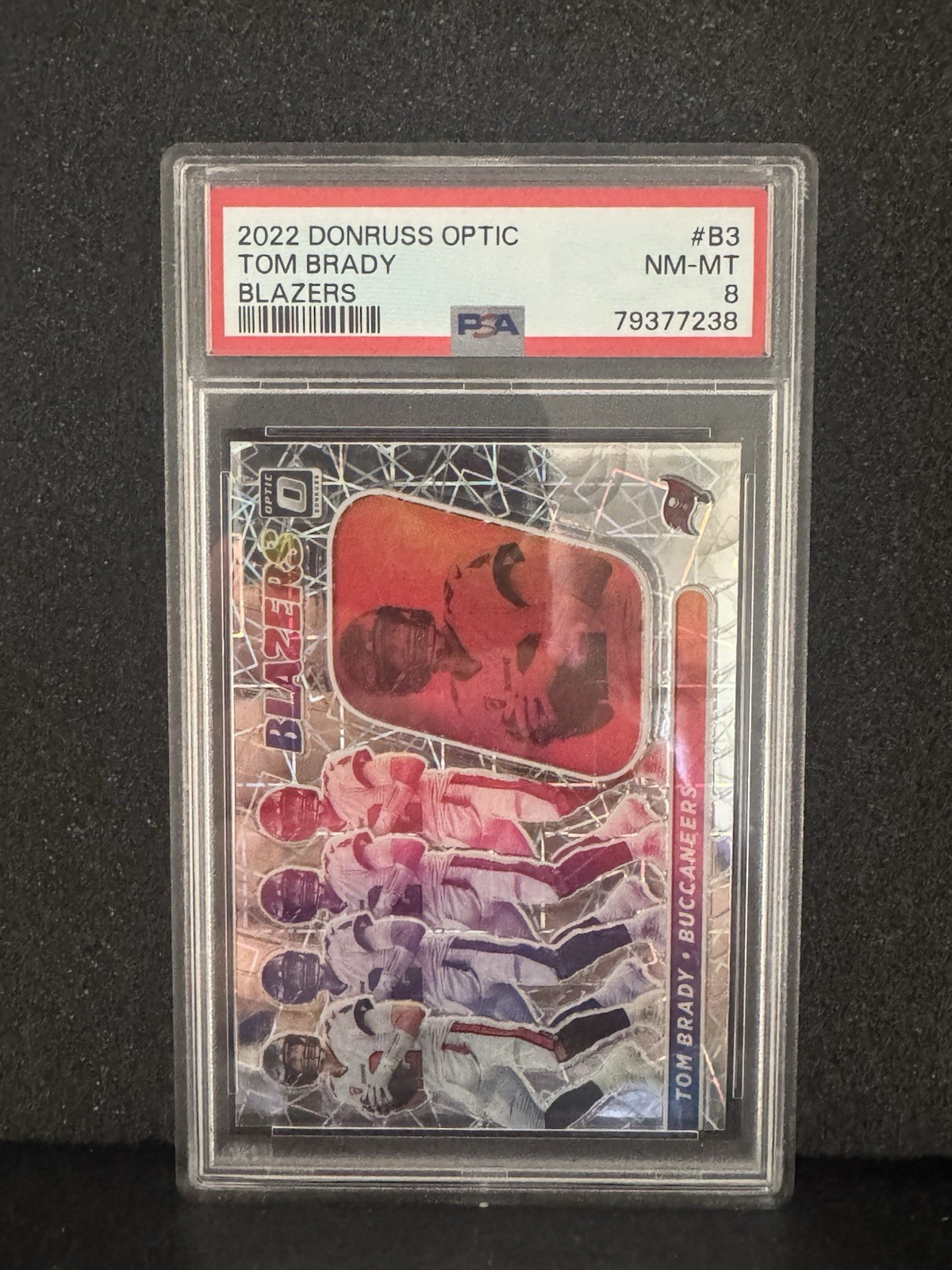 2022 Donruss Optic Tom Brady Blazers #B3 *CASE HIT SSP*