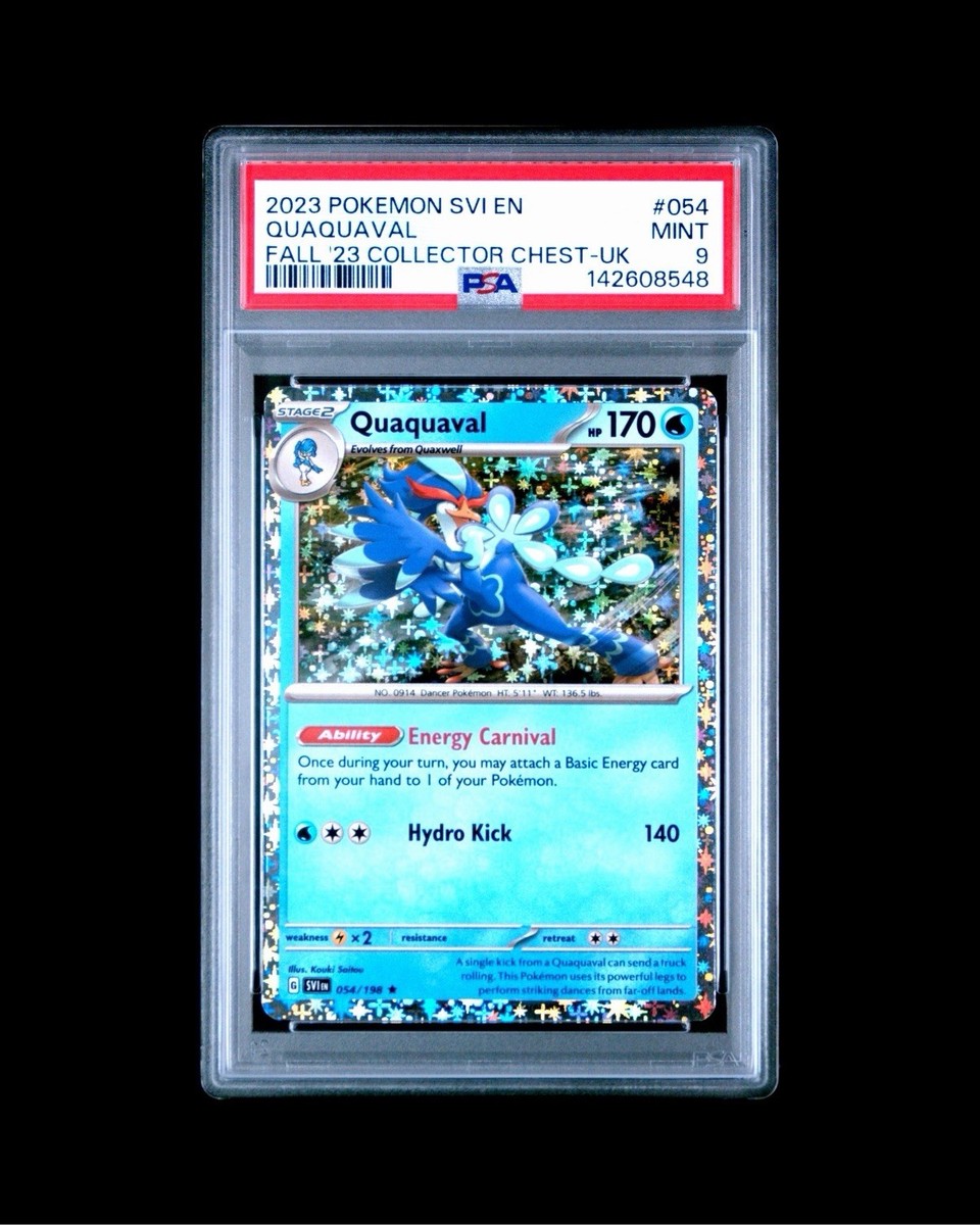 ポケモンカード GWウィークセール Pokemon SVI 054/198 - UK Collector Chest Quaquaval Sparkle Holo