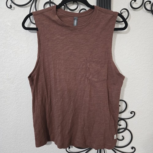 Vuori Sunset Tank Terracotta Red Small