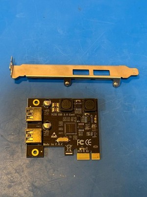 FebSmart 2-Port USB 3.0 PCIe x1 Expansion Card 5Gbps USB-A Tested