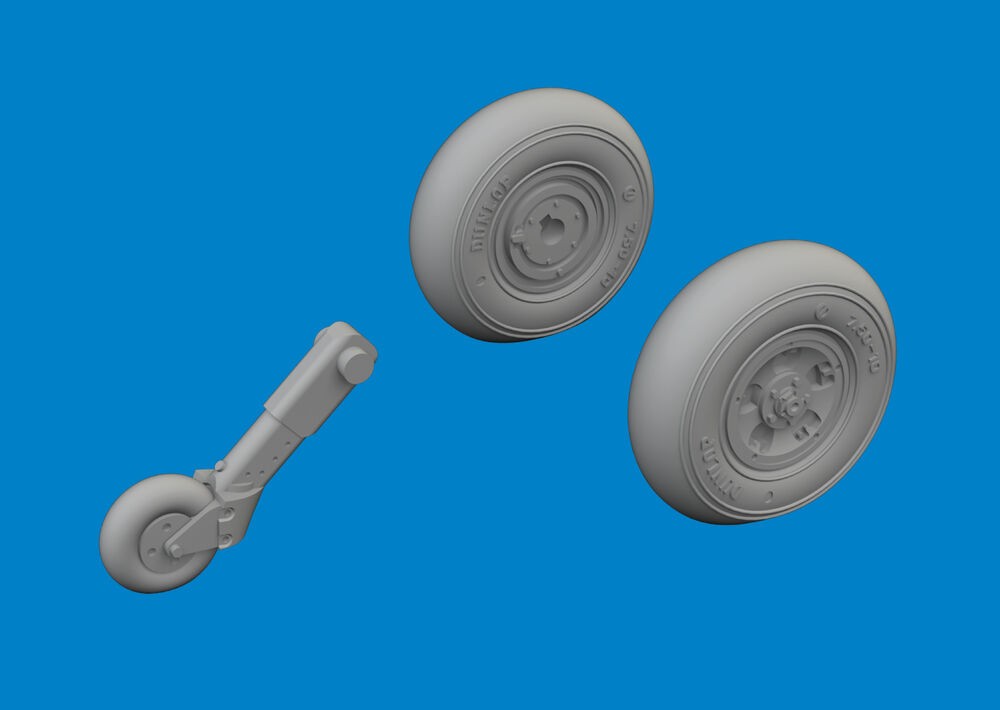 Eduard Accessories 672424 - 1:72 Spitfire Mk.I/II/V Wheels For IBG - New