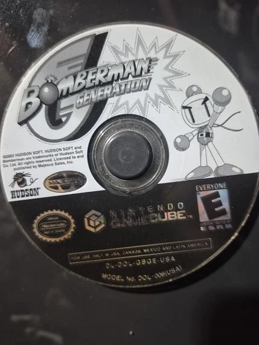 Bomberman Generation (Nintendo GameCube, 2002) Disc Only