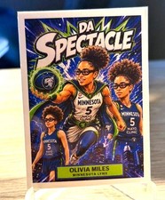 Olivia Miles Lynx Custom Caricatures Basketball Art Card