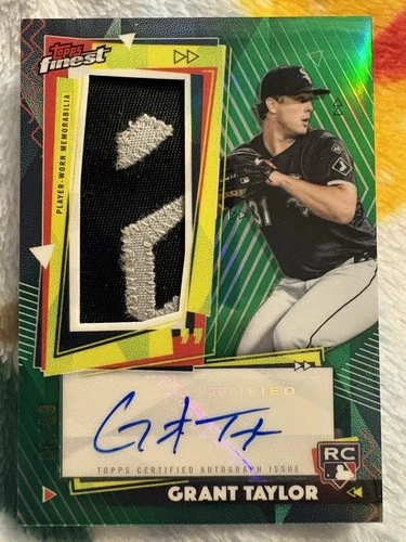2026 Topps Finest Grant Taylor Green (RAW)