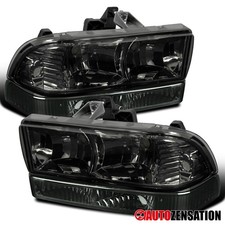 Fit 1998-2004 Chevy S10 Pickup Blazer Smoke Headlightsbumper Turn Signal Lamps Fit 1998-2004 Chevy S10 Pickup Blazer Smoke Headlightsbumper Turn Signal Lamps