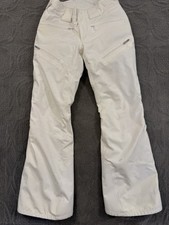 North Face Women's GORE-TEX PrimaLoft White Snow Pants Waterproof Insulated