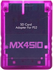 MX4SIO SIO2SD SD Card Adapter PS2 Memory Card Expansion SIO Replacement Purple