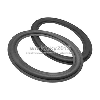 2x 6''x9'' inch Speaker Foam Edge Car Audio Surround Circle Repair Part 165x235mm 
