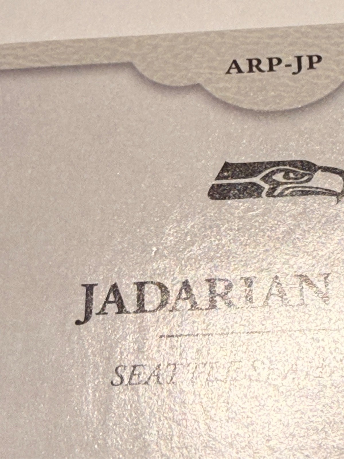 2026 Topps Flagship Rookie Patch Auto /99 Jadarian Price Seahawks TFF01 view 3