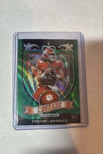 2021 Panini Prizm Draft Picks - Crusade Trevor Lawrence #161 Green Wave Prizm...