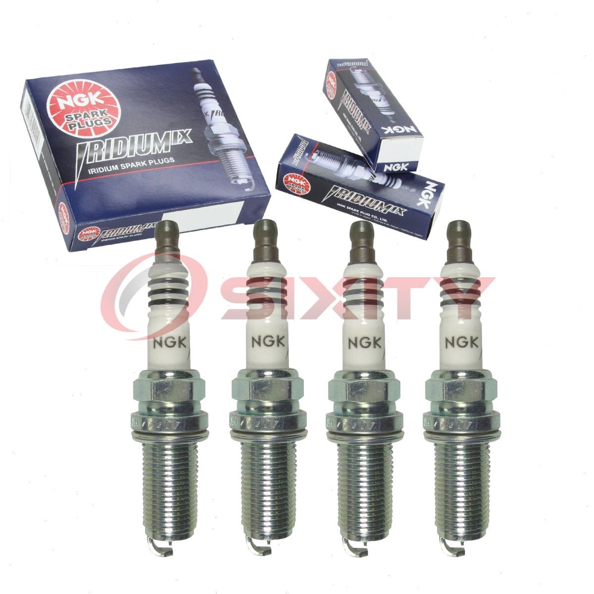 4 pc NGK 4469 LFR5AIX-11 Iridium IX Spark Plugs for XP5325DP2 XP5325 VKH16 pa