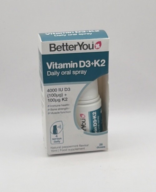 BetterYou Vitamin D3 K2 Oral Spray, Fast Acting 15 ml (Pack of 1), Clear - Image 5
