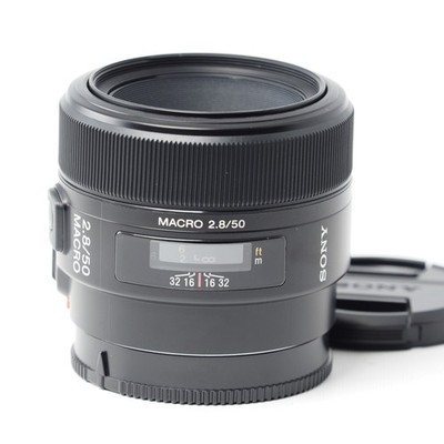 Sony 50mm F/2.8 Macro Prime Lens SAL50M28 (Sony A-Mount) [Exc] US Stock