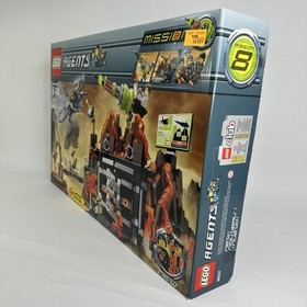 LEGO&reg; Agents 8637 Mission 8: Volcano Base New Sealed Box.