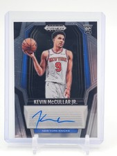 KEVIN MCCULLAR JR 2024-25 PRIZM BLACK ROOKIE AUTO #RS-KMJ KNICKS Q3098